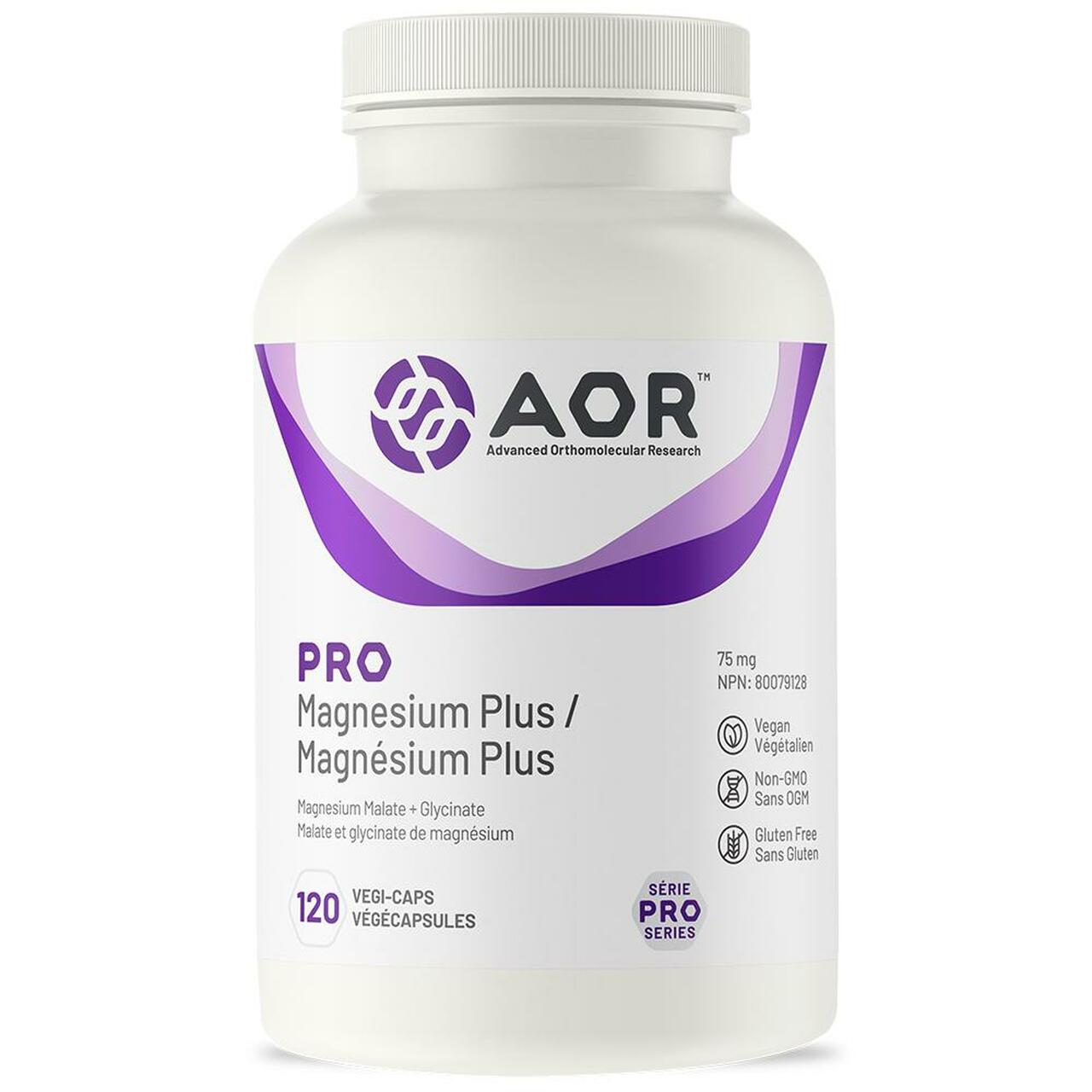 AOR Pro Magnesium Plus 120 VegiCaps