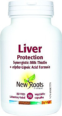 New Roots Liver Protection Synergistic Milk Thistle + ALA 90Vcaps