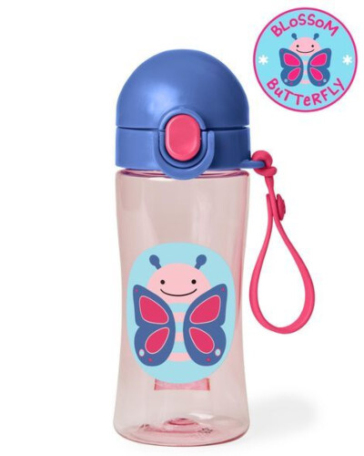 Skip Hop Zoo Lock Top Sports Bottle-Butterfly 14oz