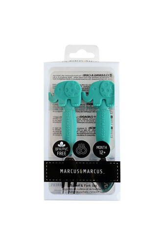 Marcus & Marcus Spoon & Fork Set - Elephant