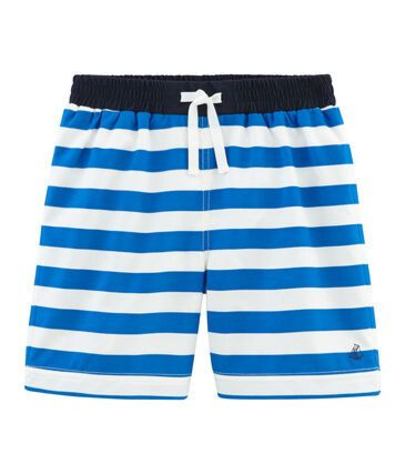 Petit Bateau De Plage Bathing Short Blue/White