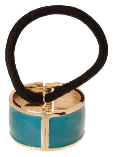 L.Erickson Atelier Enamel Cuff Pony Aqua - Gold