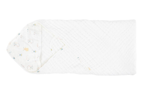 Nest Design 9 Layer Organic Cotton Hooded Towel (Baby) - Ox-Standing! 95x95cm