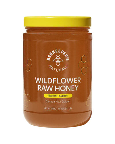 BeeKeeper's Naturals Raw Wildflower Honey 500g