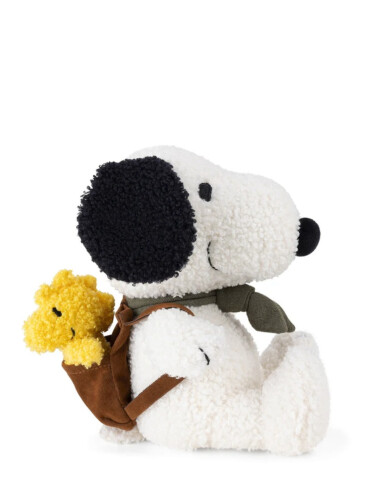 Bon Ton Toys PEANUTS SNOOPY with Woodstock in Backpack 8"