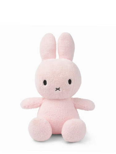 Bon Ton Toys Plush Miffy Sitting Terry Light Pink 13"
