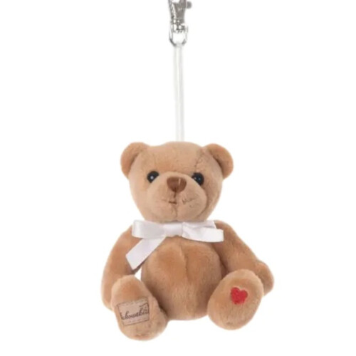 Bukowski Lovely Anton & Lenonard Bear Keyring - Brown