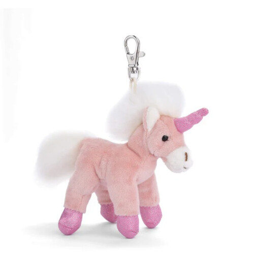 Bukowski Unicorn Bag Charm - Pink 4"