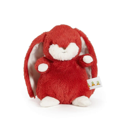 Bunnies By The Bay Tiny Nibble Bunny Plush Toy 8" - Cranberry