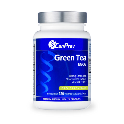 CanPrev Green Tea 500mg 120 Vegetable Capsules