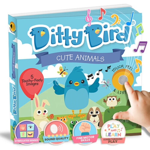 Ditty Bird Baby Sound Book - Cute Animals