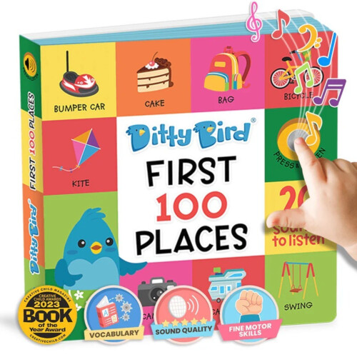 Ditty Bird Baby Sound Book -  First 100 Places