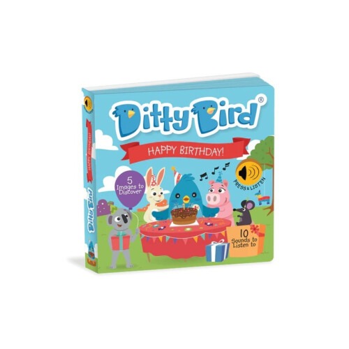 Ditty Bird Baby Sound Book - Happy Birthday