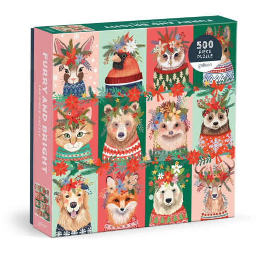 Galison Furry and Bright 500 Piece