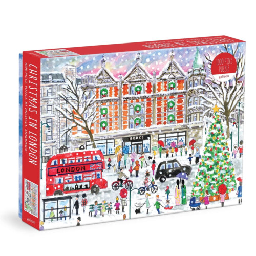 Galison Michael Storrings Christmas in London 1000 Pieces Puzzle