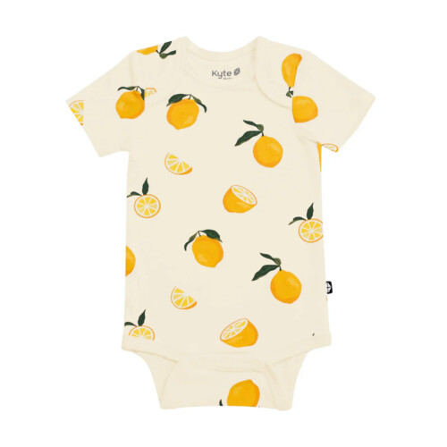 Kyte Baby Bodysuit in Lemon 6-12 Months