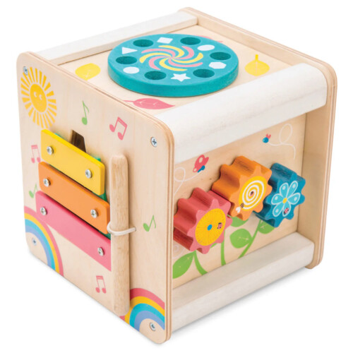Le Toy Van Petilou Wooden Activity Cube