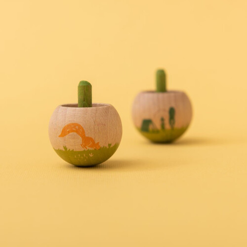 Londji Little World Spinning Top-Nature