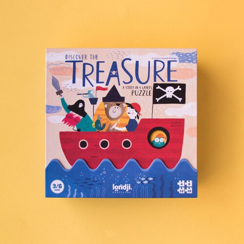Londji Puzzle - Discover the Treasure 3/6 Ages