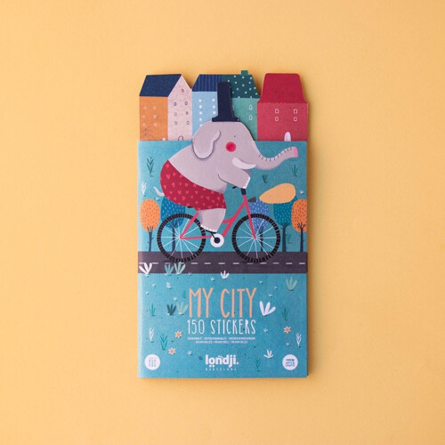 Londji Stickers My City 150 Stickers 3/8 Ages