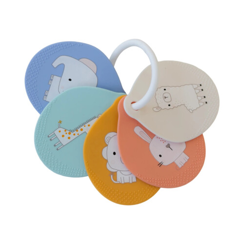 Loulou Lollipop Silicone Flashcards - Nature Color