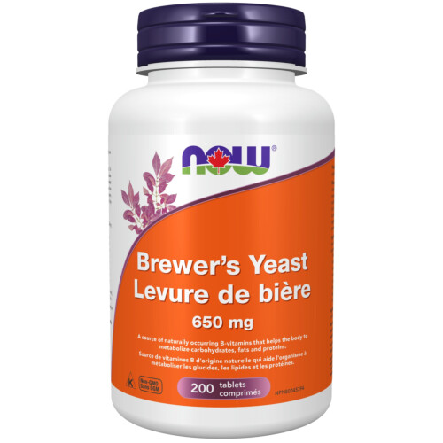 NOW Foods Brewer's Yeast 650mg 200Tablets