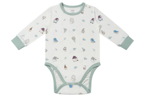 Nest Designs Long Sleeve Onesie Avocado Bamboo - Oh Gnome! 18-24m