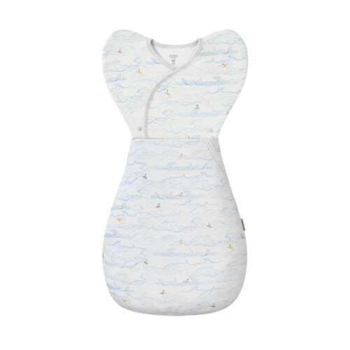 Nest Designs Startle Stop Sleep Bag 0.5 TOG (Organic Cotton) - Surf's Up 0-6M