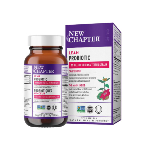 New Chapter Lean Probiotic 10 Billion CFU Clinically Studied Strain 30Capsules @