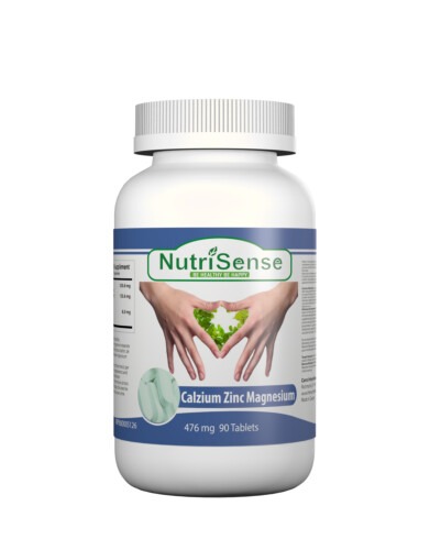 Nutrisense Calcium Zinc Magnesium 476mg 90Tablets