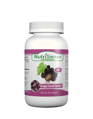 Nutrisense OPC Grape Seed Extract 200mg 90Softgels
