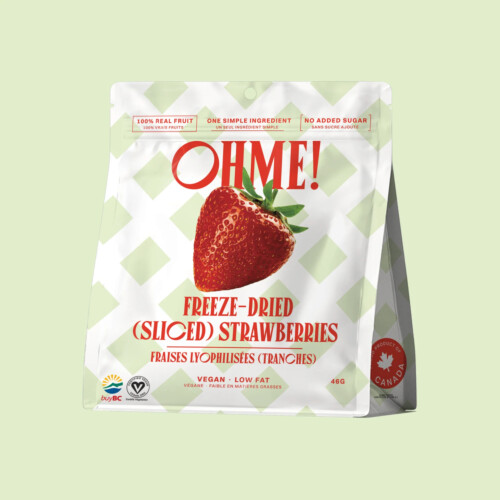 OHME! Freeze Dried Strawberries - Sliced 46g