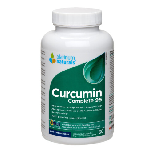 Platinum Naturals Curcumin Complete 95 60 Vegan Liquid Capsules @