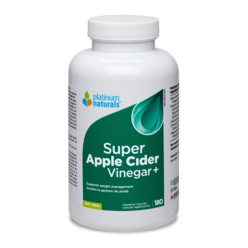 Platinum Naturals Super Apple Cider Vinegar + Diet 180Vcaps @