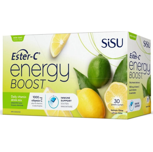 SISU Ester-C Energy Boost Orange 30 Count @