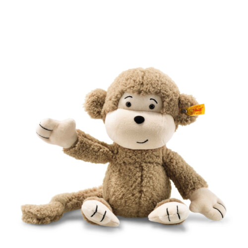 Steiff Soft Cuddly Friends Brownie Monkey - Light Brown 30cm