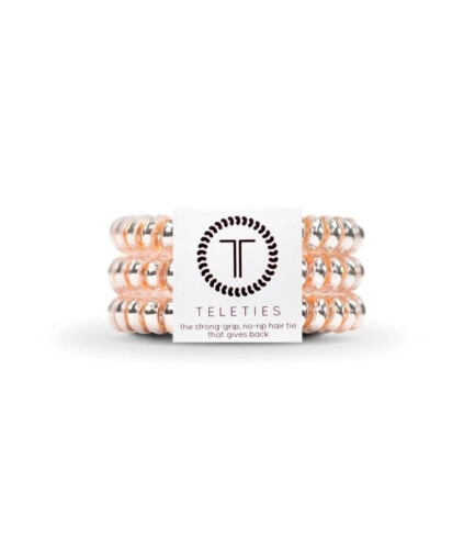 TELETIES Millennial Pink Small - Pack of 3