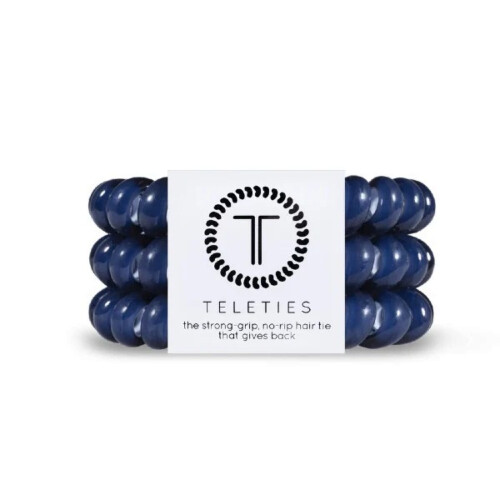 TELETIES Nantucket Navy Large - Pack of 3