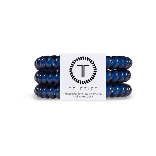 TELETIES Nantucket Navy Small - Pack of 3