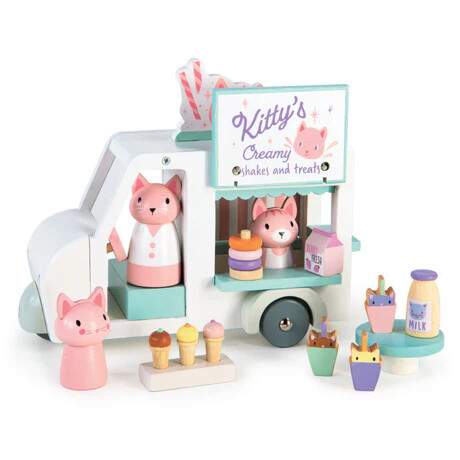 Tender Leaf Toys Kitty's Milkshake Van 3+ Years