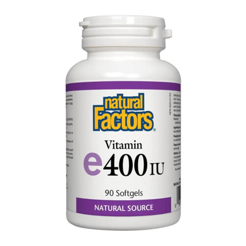 Natural Factors Vitamin E 400IU 90Softgels @