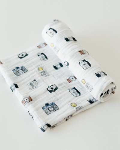 Little Unicorn Cotton Muslin Swaddle Single Camera