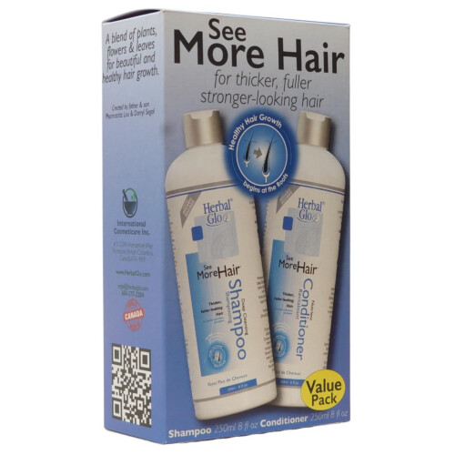 Herbal Glo See More Hair Shampoo & Conditioner 2x250ml (VALUE PACK)@