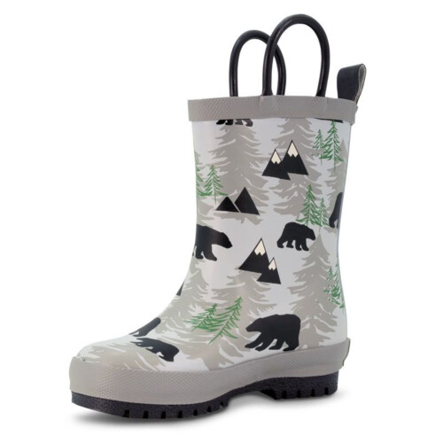 Jan & Jul Kids Puddle-Dry Rain Boots - Bear