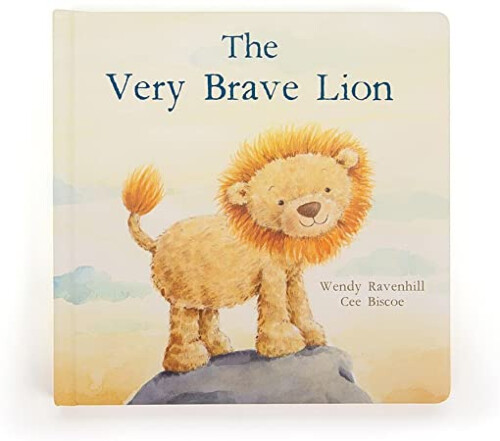 Jellycat Very Brave Lion Book, The