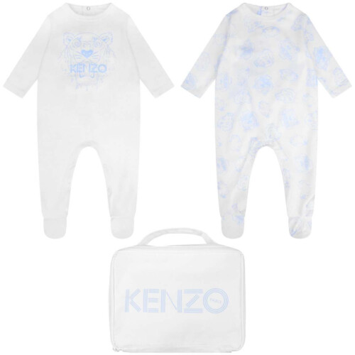 Kenzo Kids Boys Tiger Babygrow Gift Set (with 2 clothing)