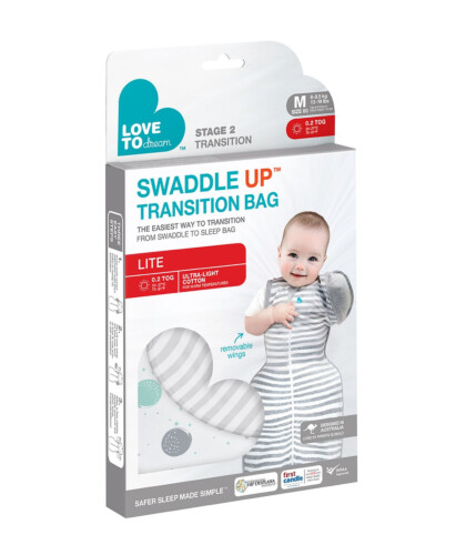 Love To Dream Transition Bag Lite White - Medium 0.2Tog