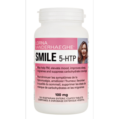 Lorna Vanderhaeghe Smile 5-HTP 100mg 60 Vegetarian Enteric Coated Tablets