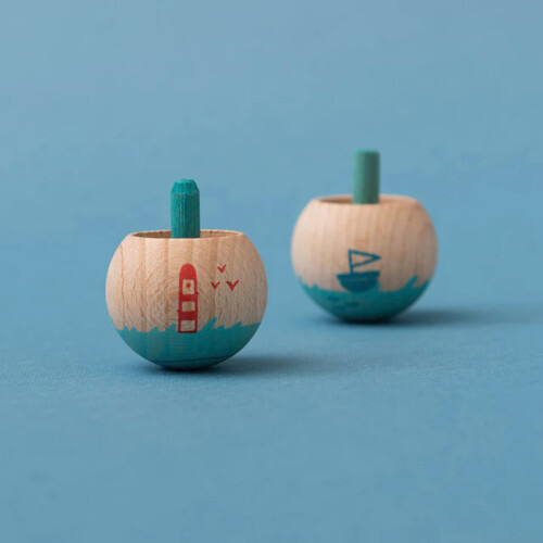 Londji Little World Spinning Top-Sea