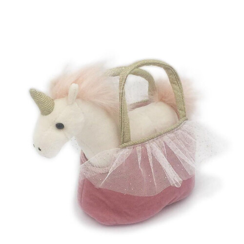 Mon Ami Pretty Unicorn Plush Toy In Purse Ophelia